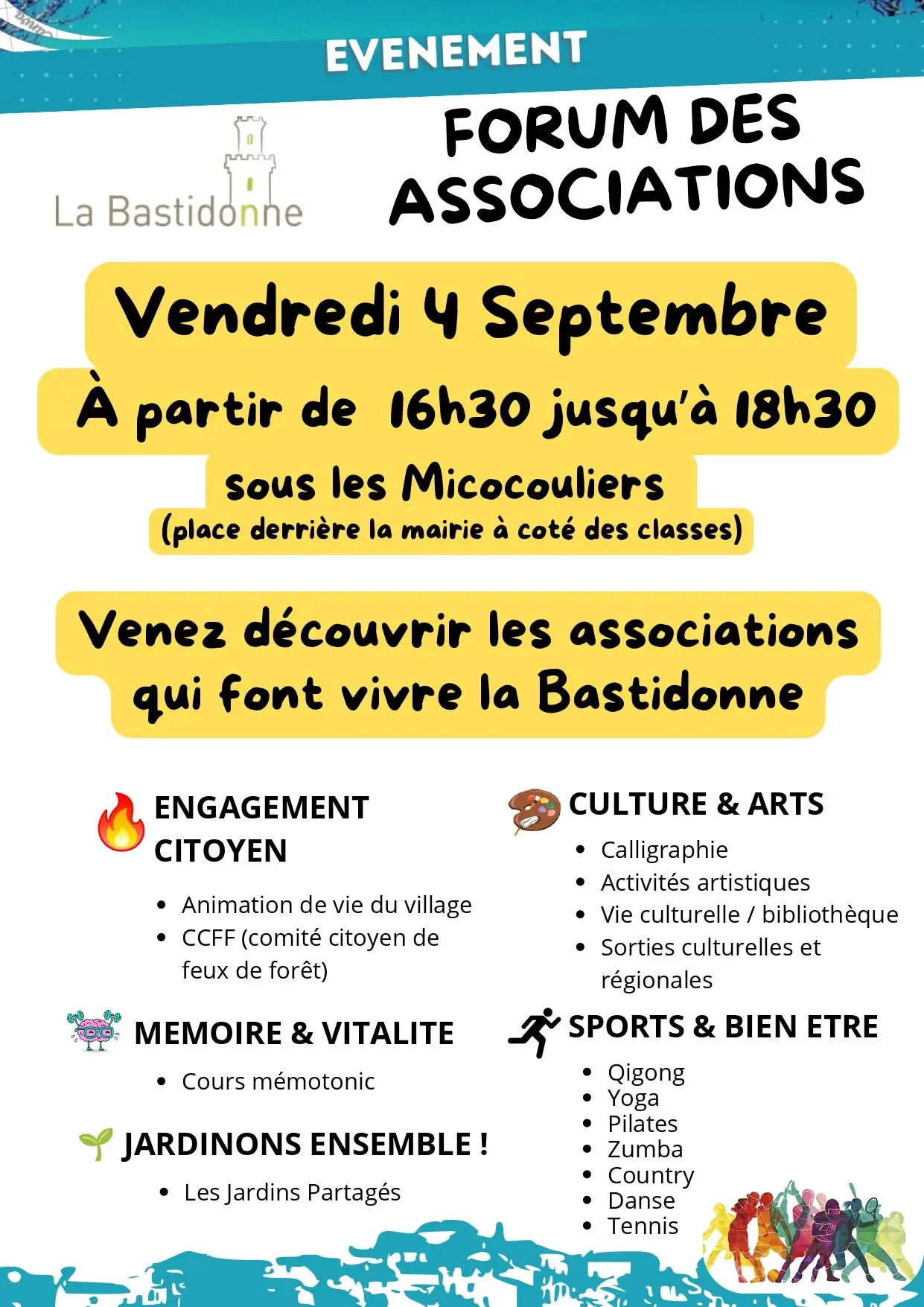 Forum des associations à La Bastidonne