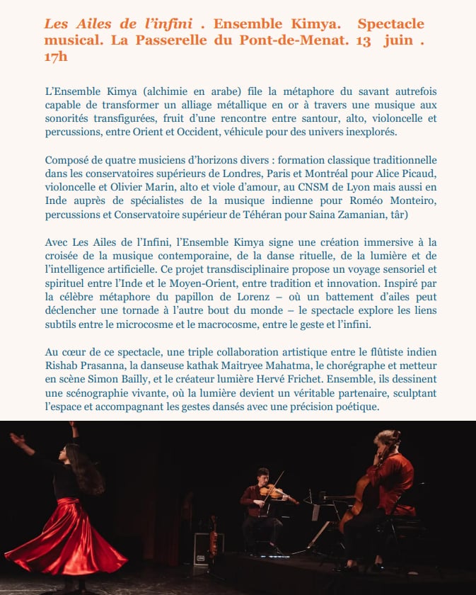 Festival Terres vibrantes - Les ailes de l'infini