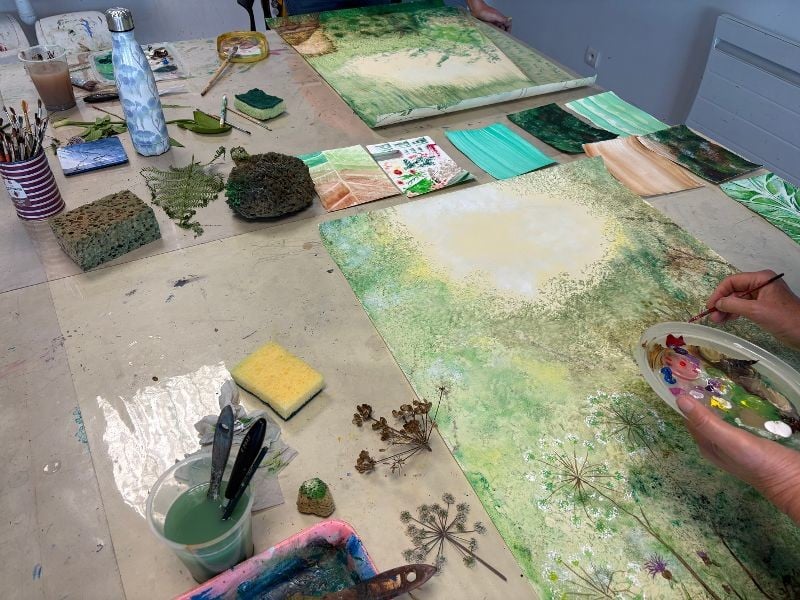 Atelier « Décor fresque végétale » animé par Aurélia Ravel