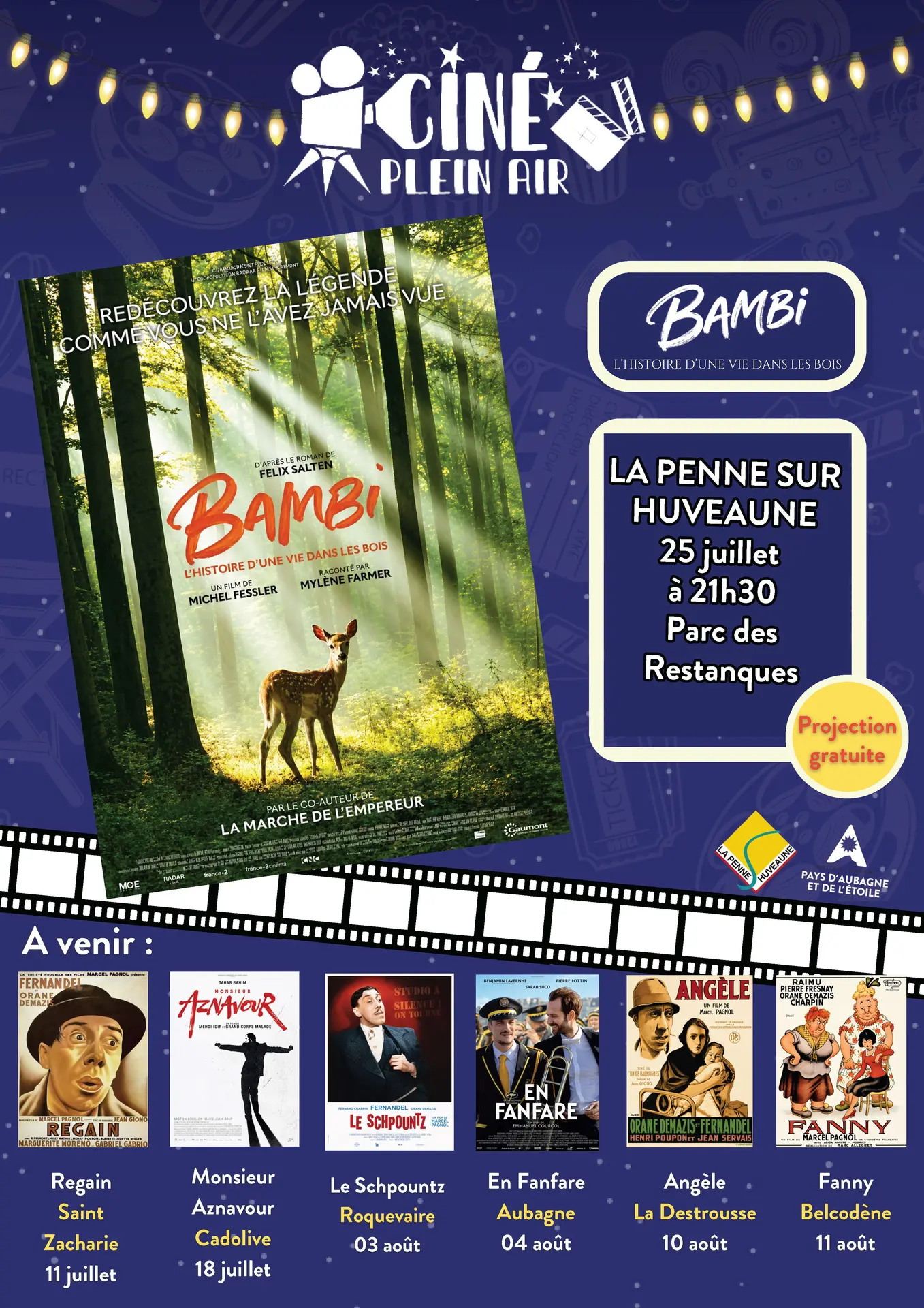 Ciné plein air - Bambi, l'histoire d'une vie dans les bois