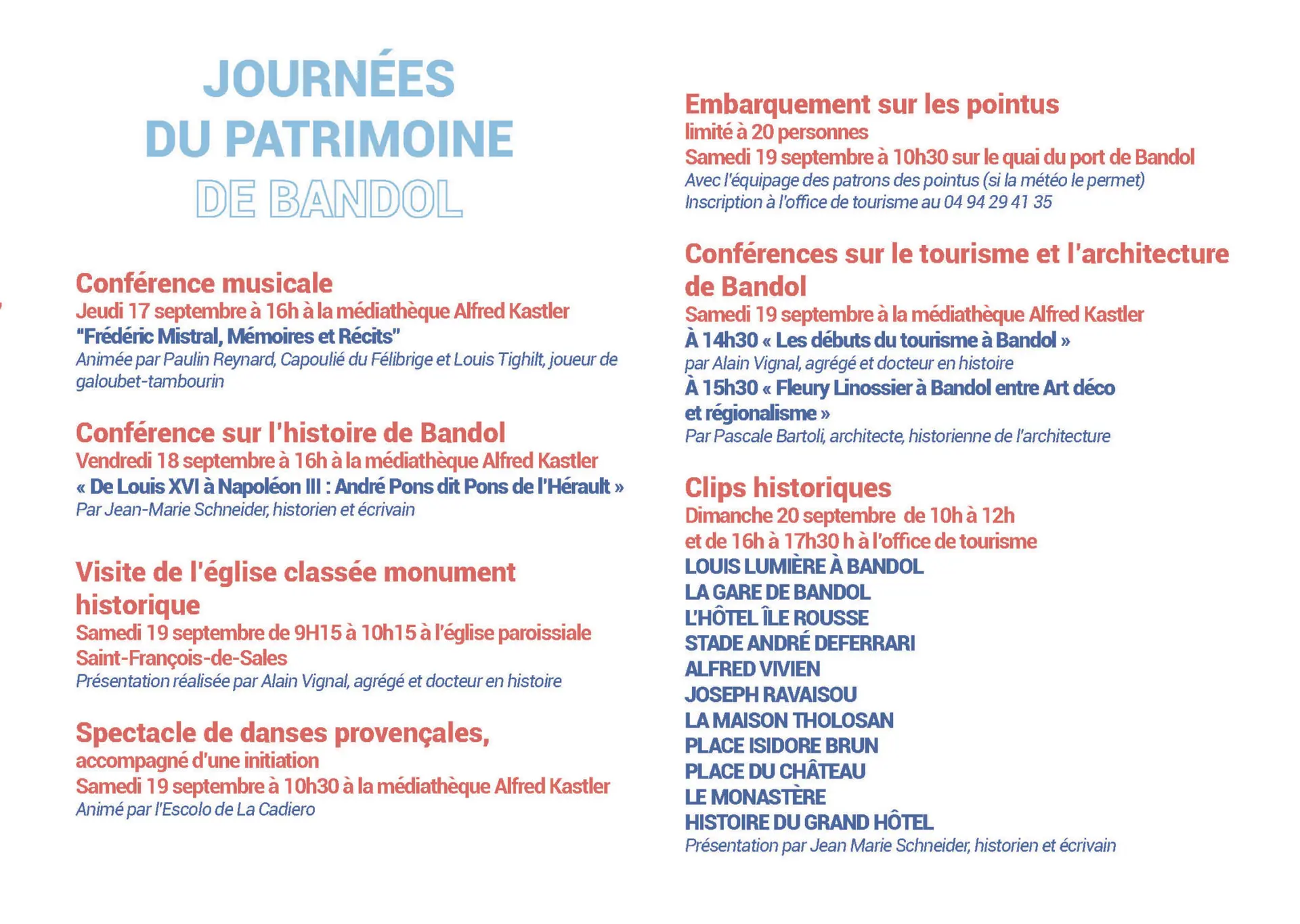 Journées du Patrimoine