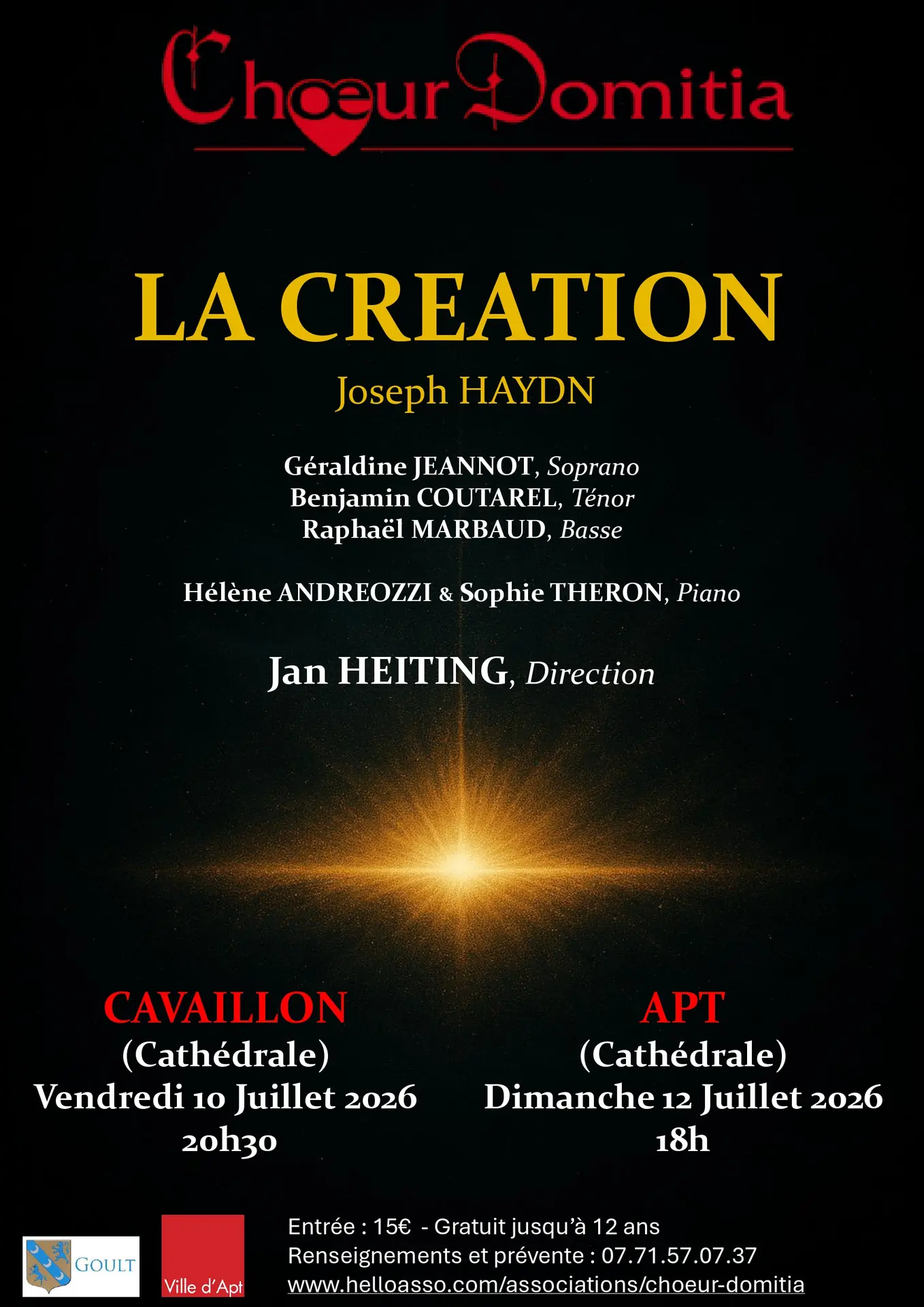 Concert Choeur Domitia