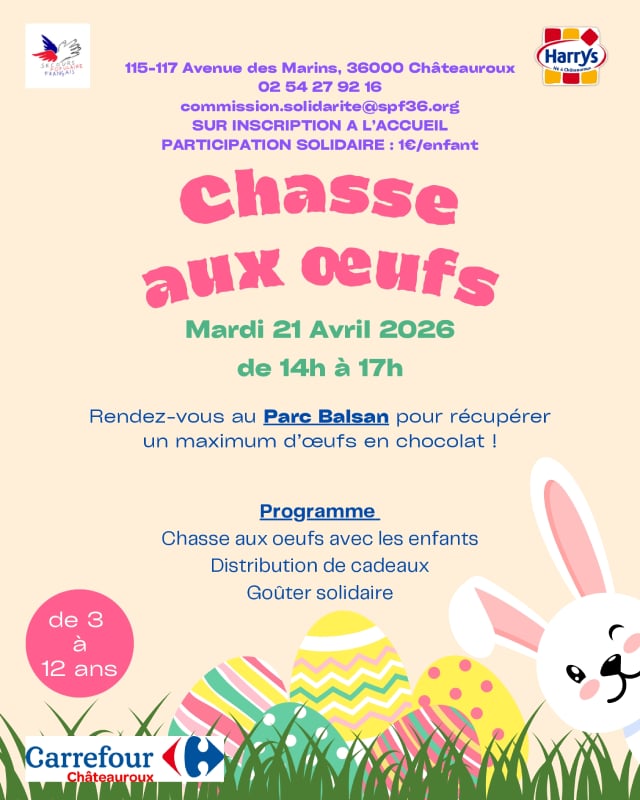 Chasse aux œufs solidaire