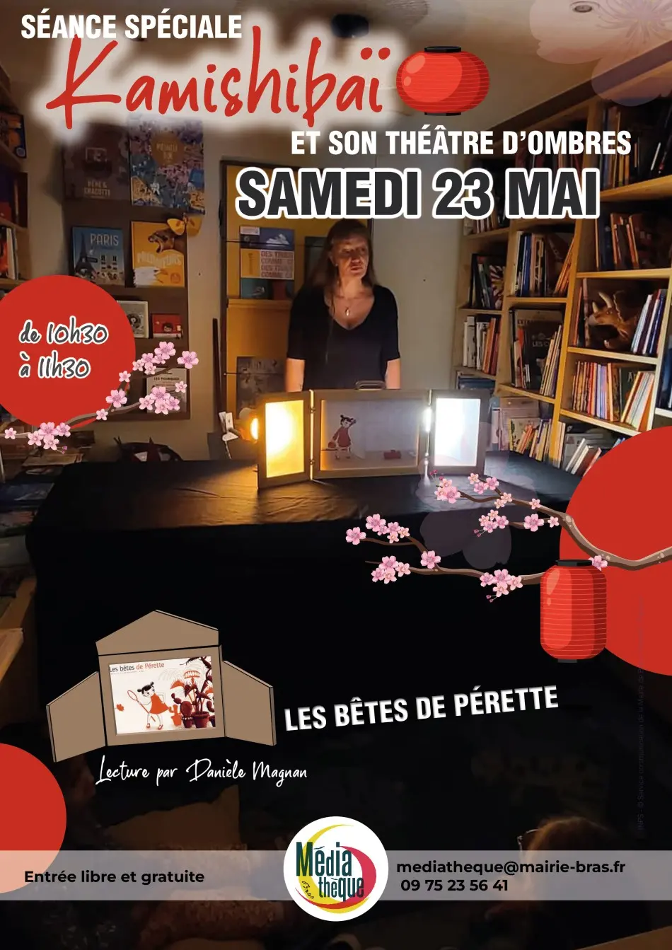 Spectacle de théâtre : Kamishibai et son théâtre d'ombres