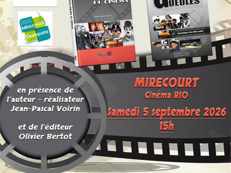 Dans les coulisses du cinéma - livres débat dédicaces et projections