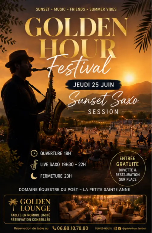 Golden hour festival : sunset saxo session