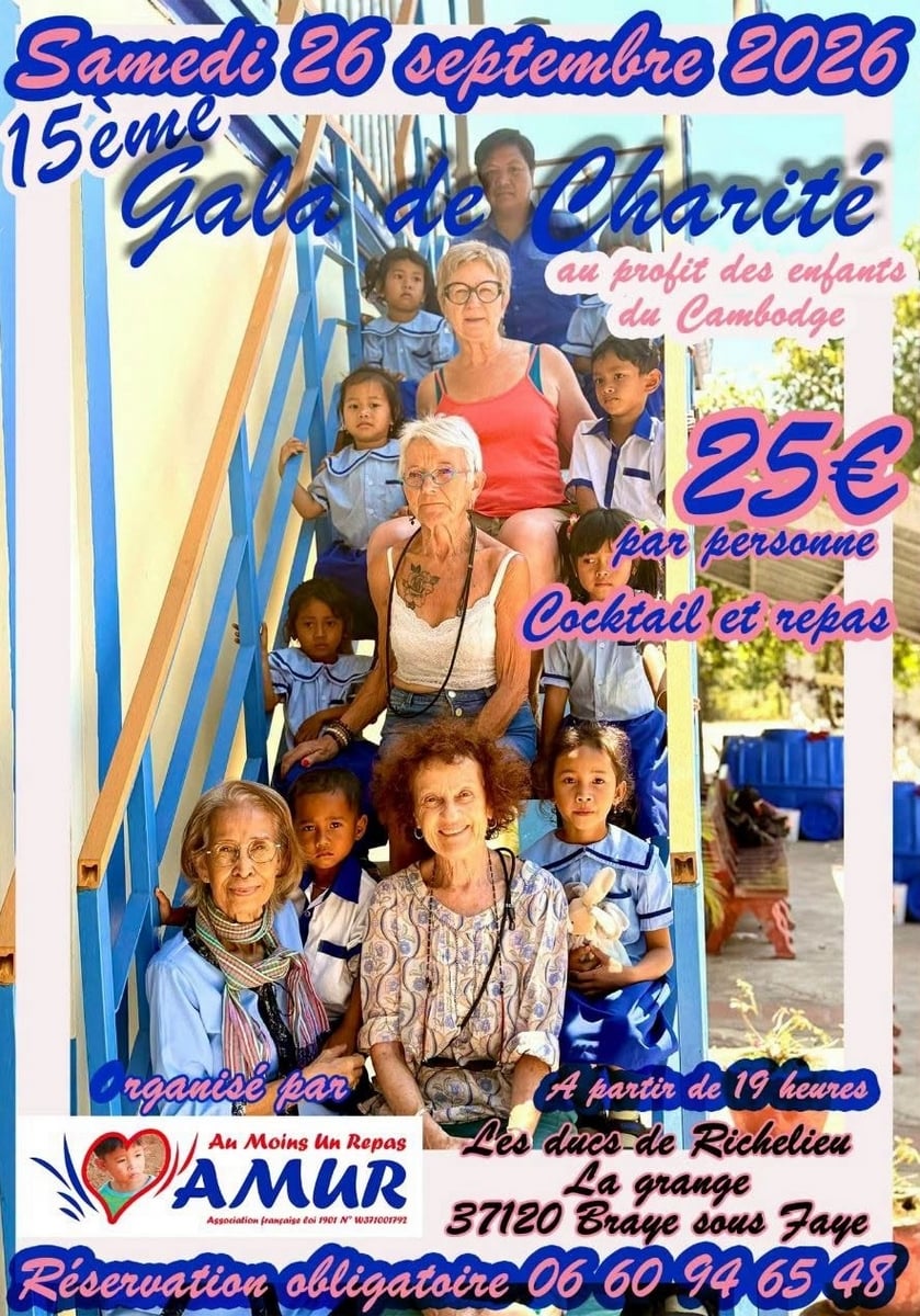 15ème Gala de Charité au profit des enfants du Cambodge