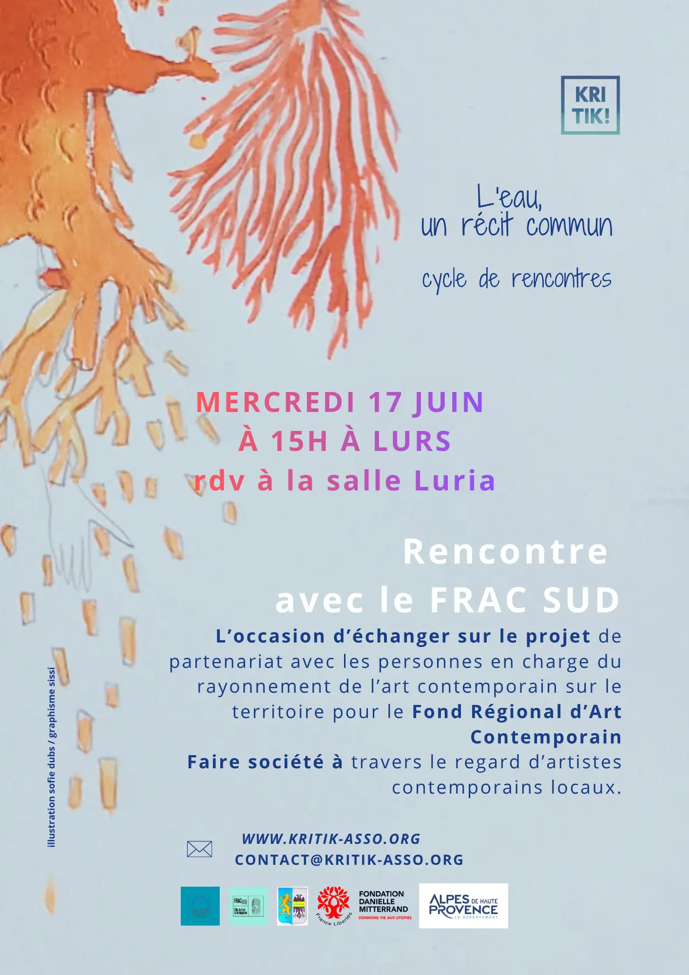 Cycle de rencontres " L'eau, un récit commun"