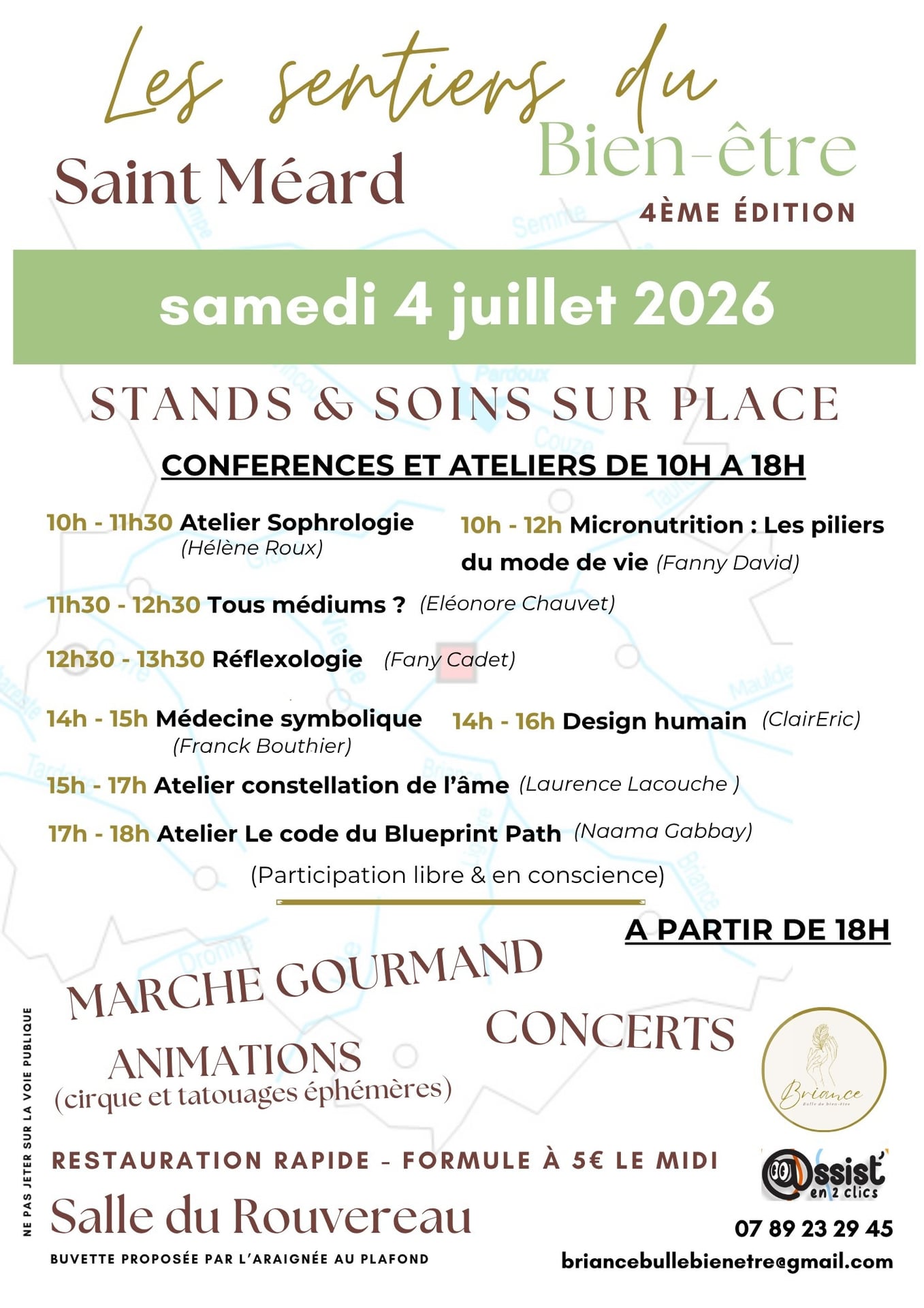 Les sentiers du Bien-être à Saint Méard - 4ème édition