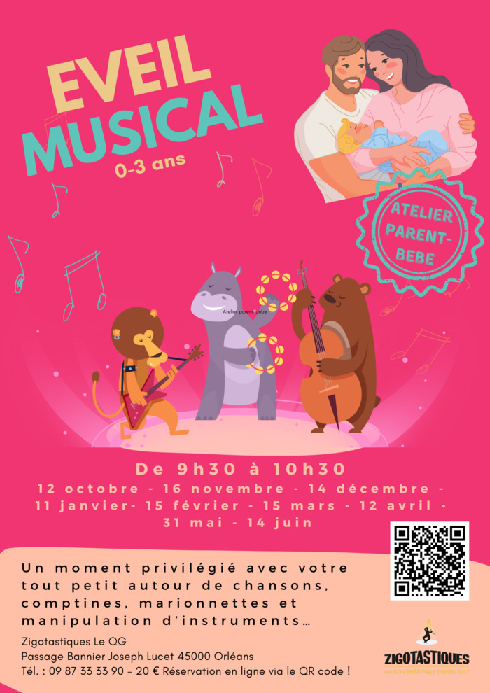Atelier Parents-Bébé - Eveil Musical 2025-26