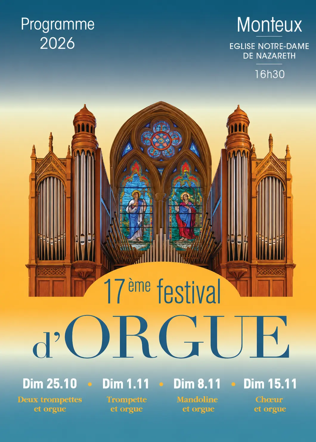 17ème Festival d'Orgue - Trompette et Orgue