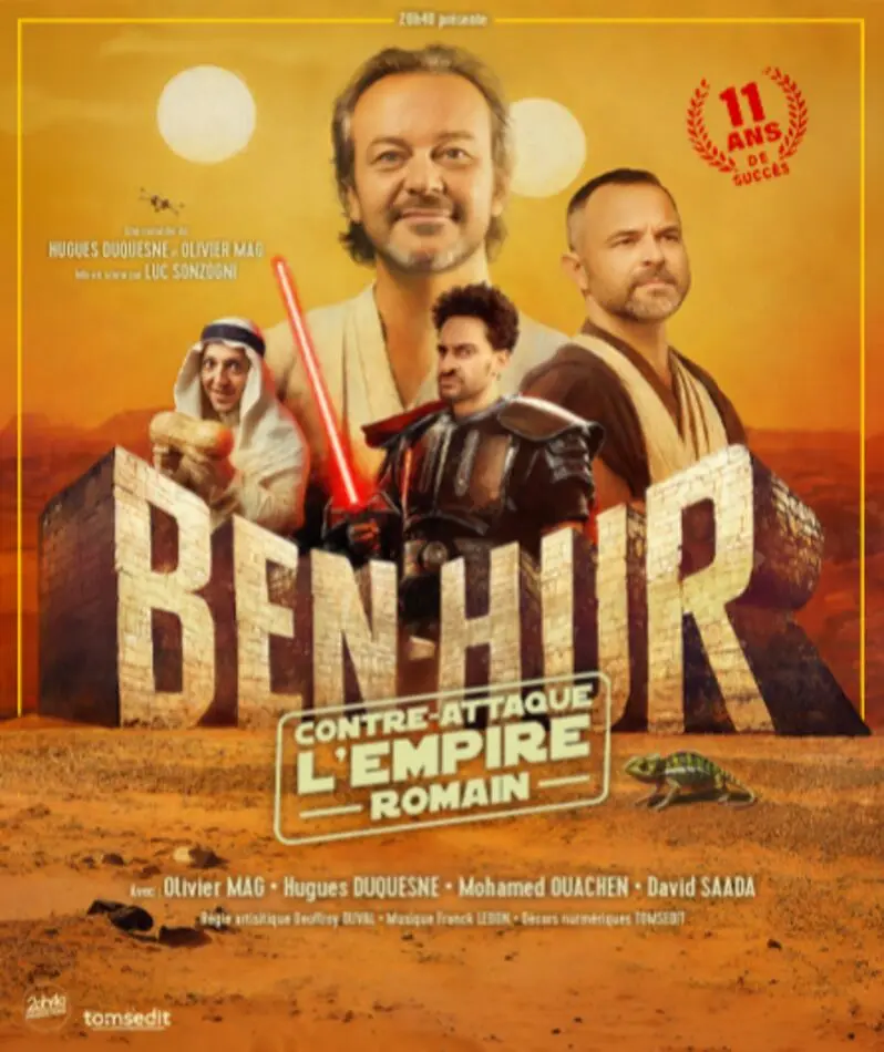 Festival Chato'OFF les Murs : Ben Hur contre-attaque l’empire romain
