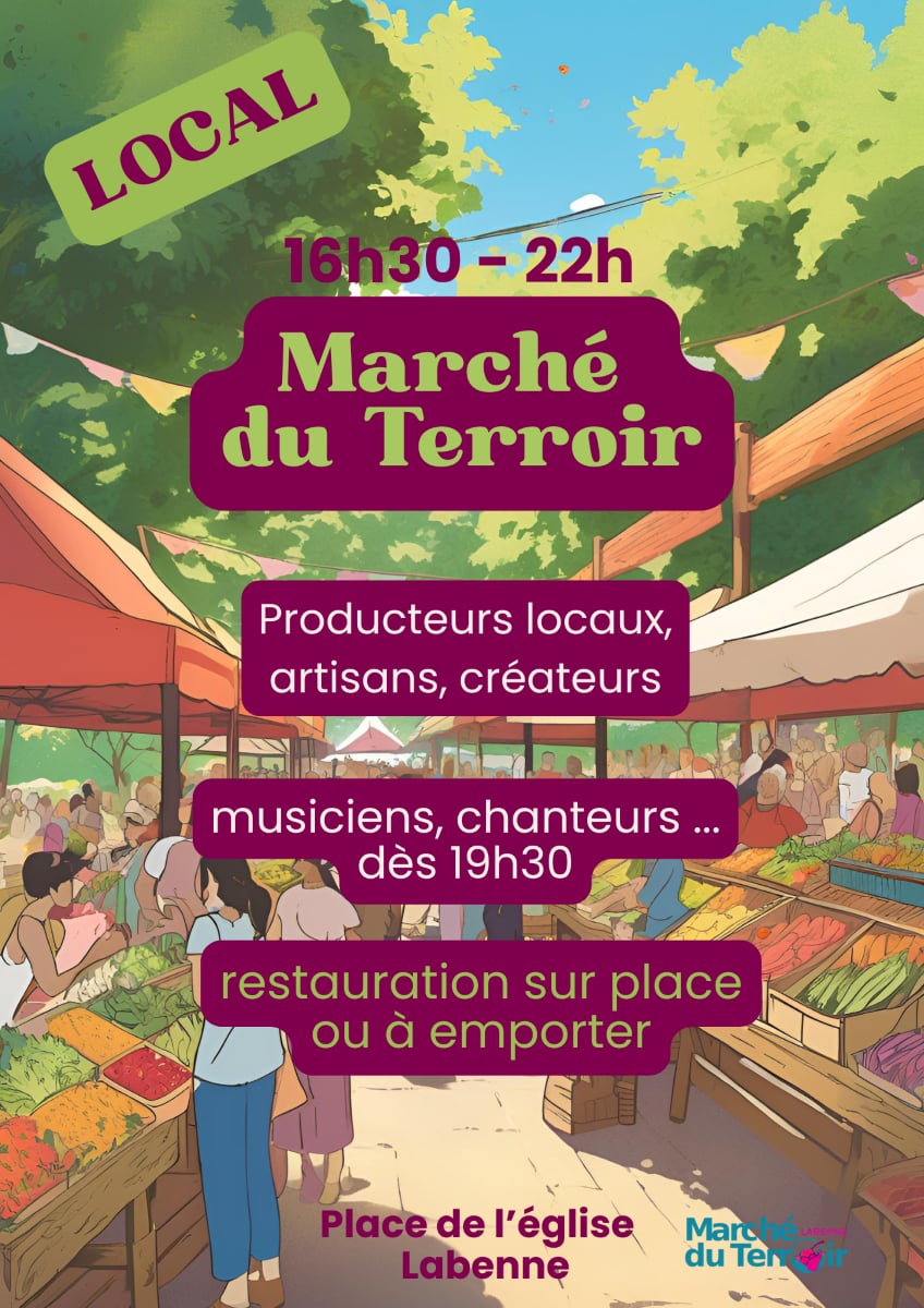 Marché de terroir -Du Producteur à votre assiette-