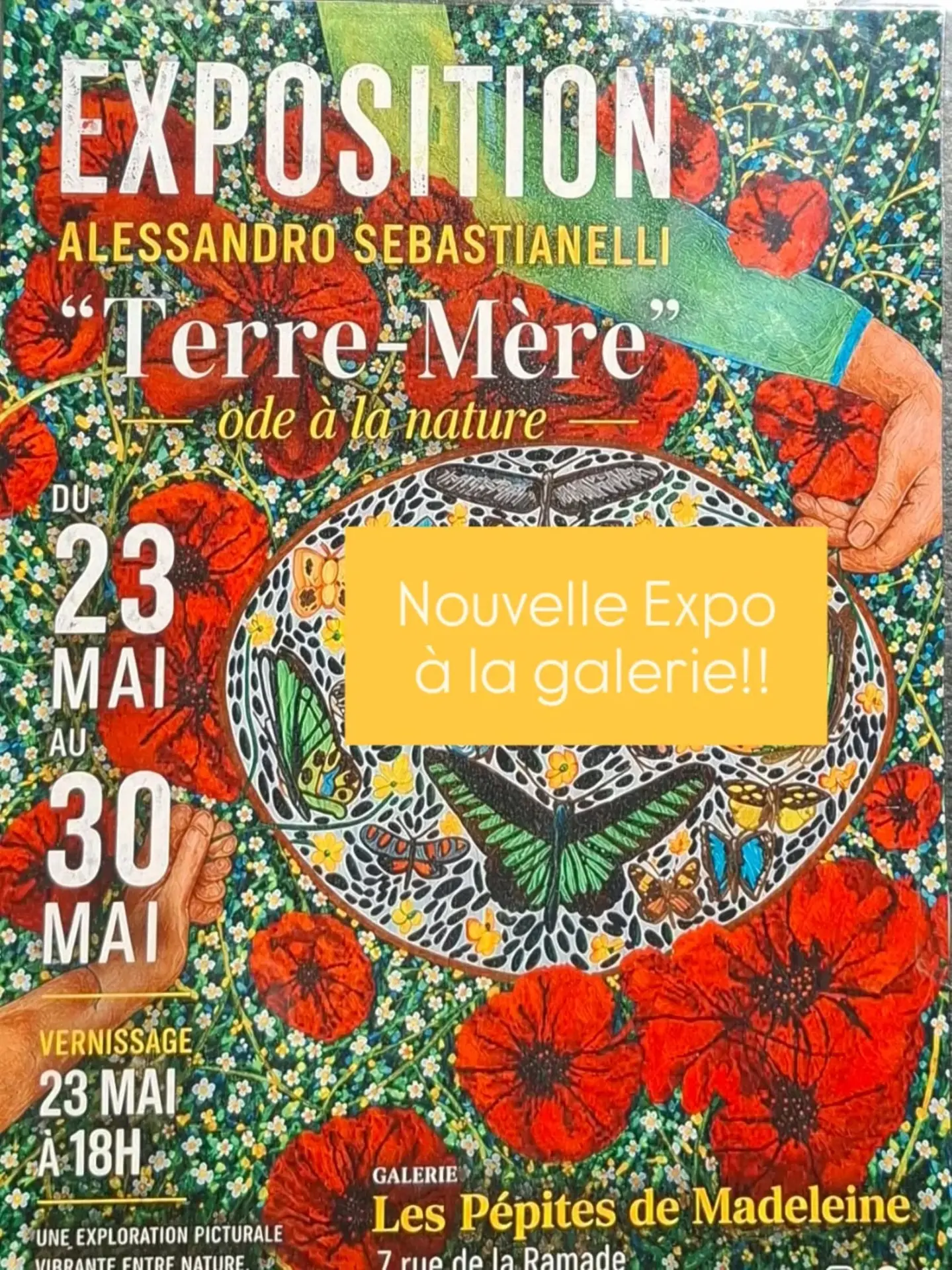 Exposition des peintures d'Alessandro Sebastianelli