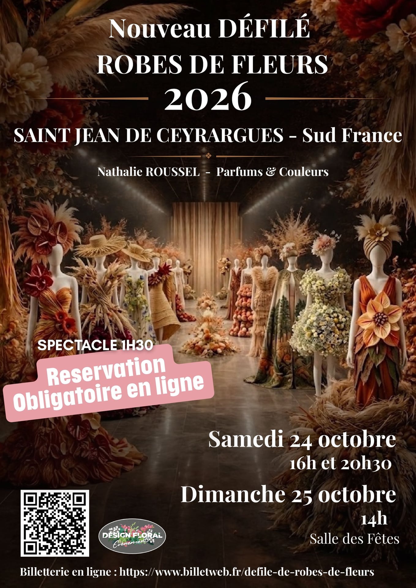 DEFILE ROBES DE FLEURS