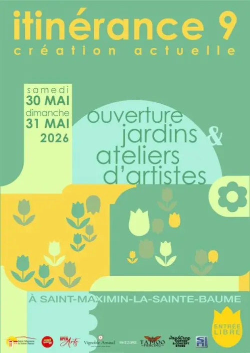 Itinérance 9 ouverture des jardins et ateliers d'artistes
