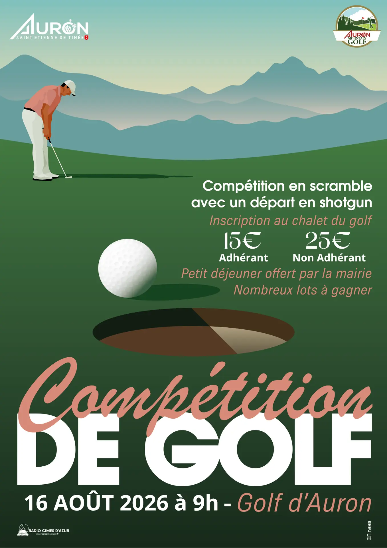 Compétition de golf