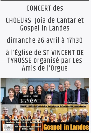 Concert de Gospel In Landes et Joia de Cantar