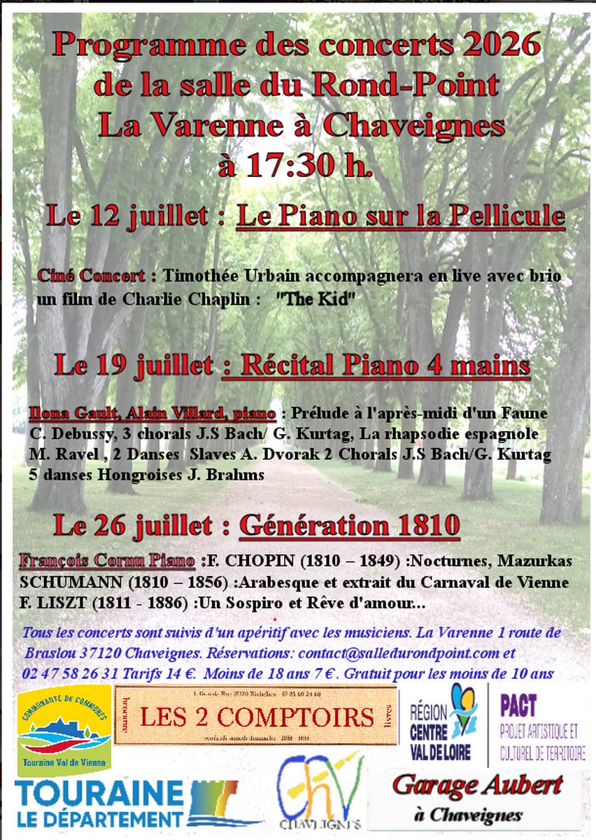 Récital Piano 4 mains - Les dimanches du Rond-Point