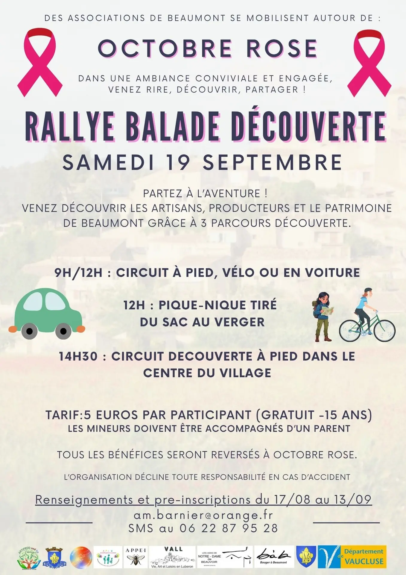Rallye balade découverte à Beaumont-de-Pertuis.