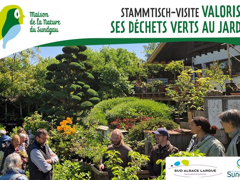 Stammtisch-conférence - Valoriser ses déchets verts au jardin