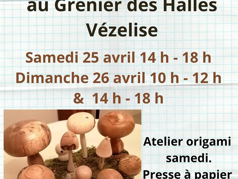Grenier des Halles - Exposition "Du bois au papier"