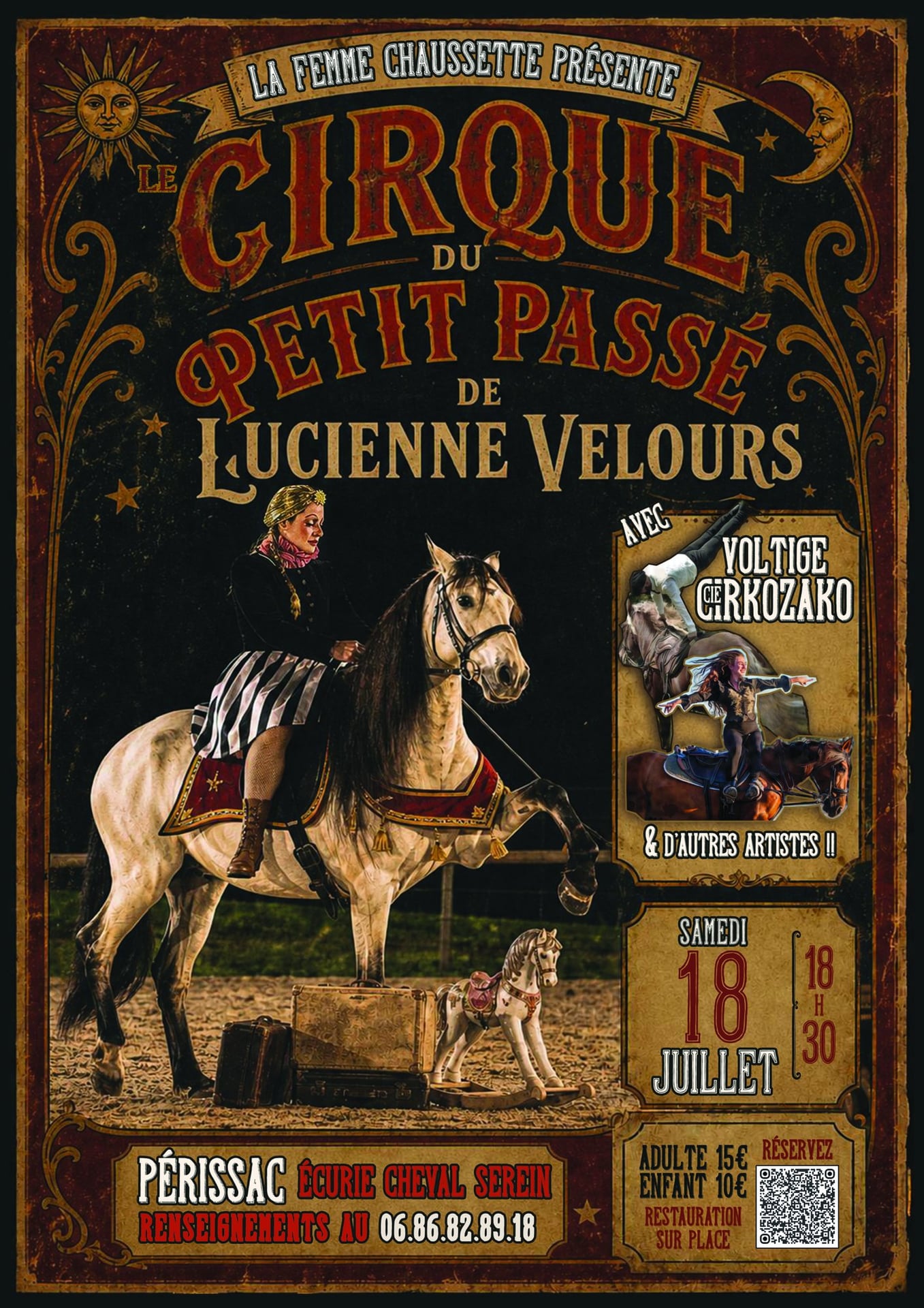 Le cirque du petit passé de Lucienne Velours