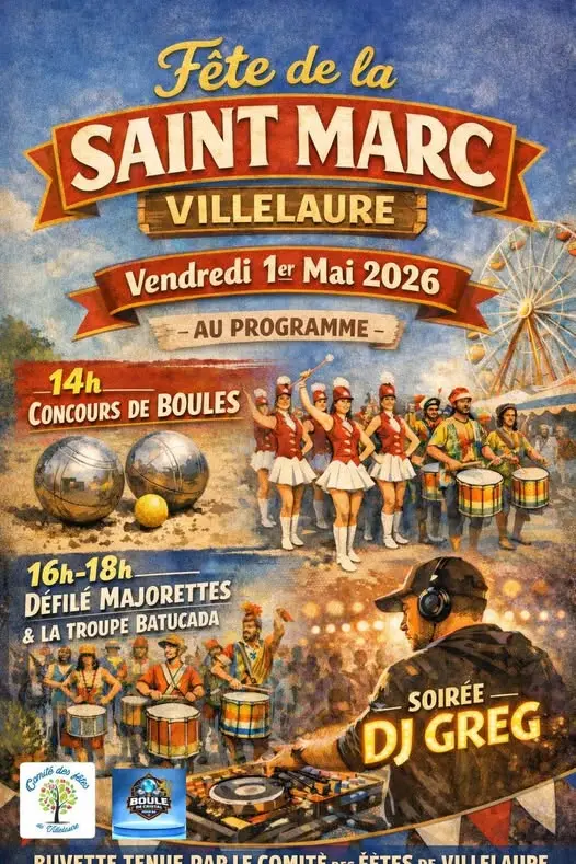 Fête votive de la Saint Marc à Villelaure