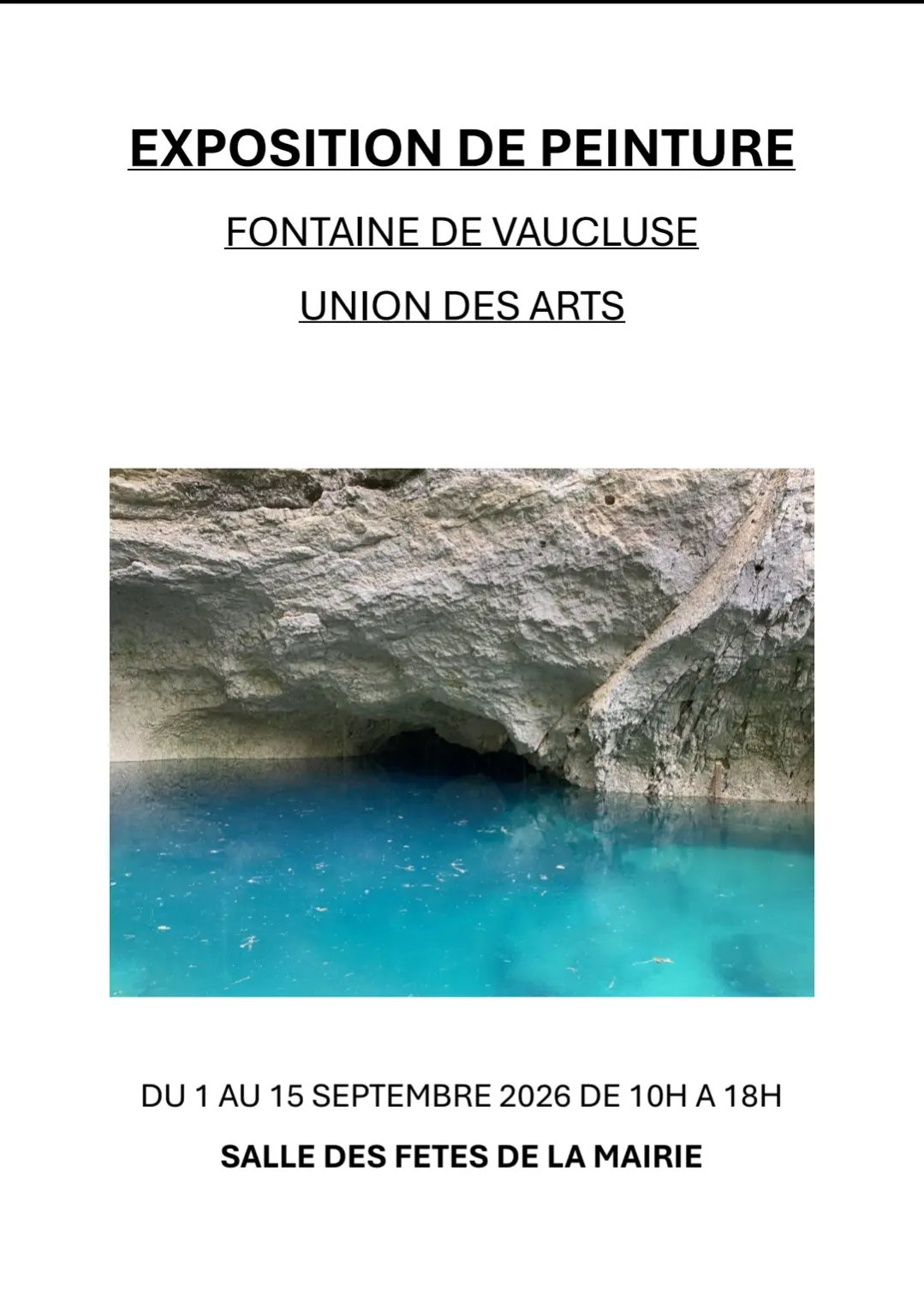 Exposition de peinture