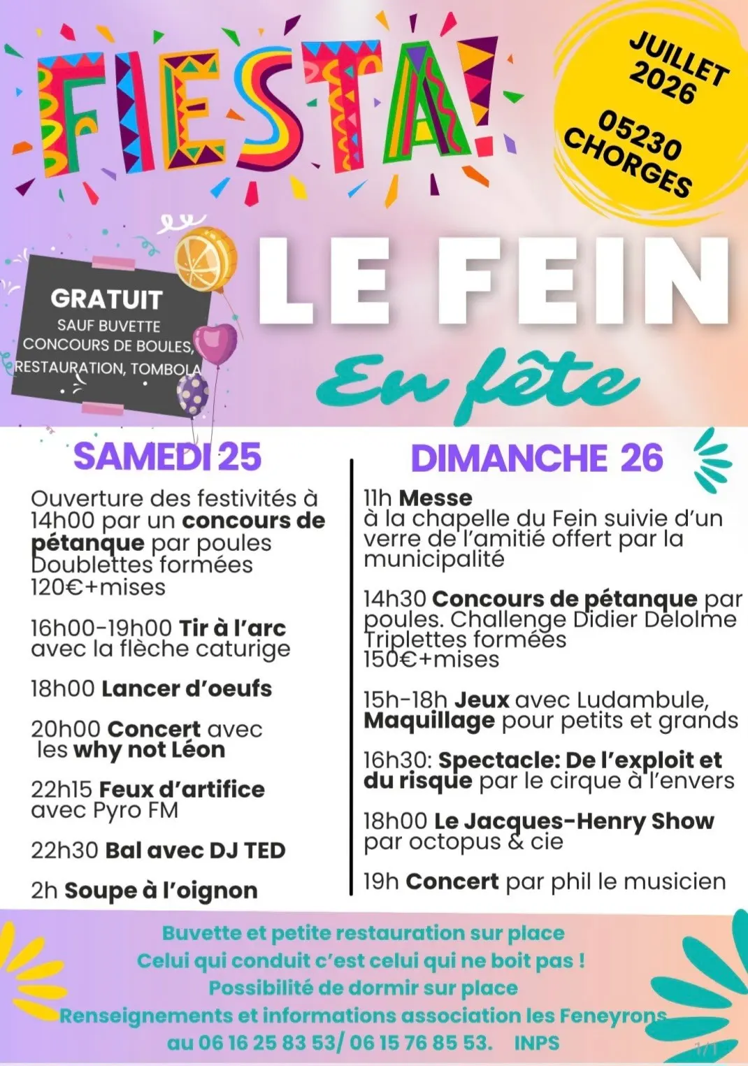 Fête du village du Fein