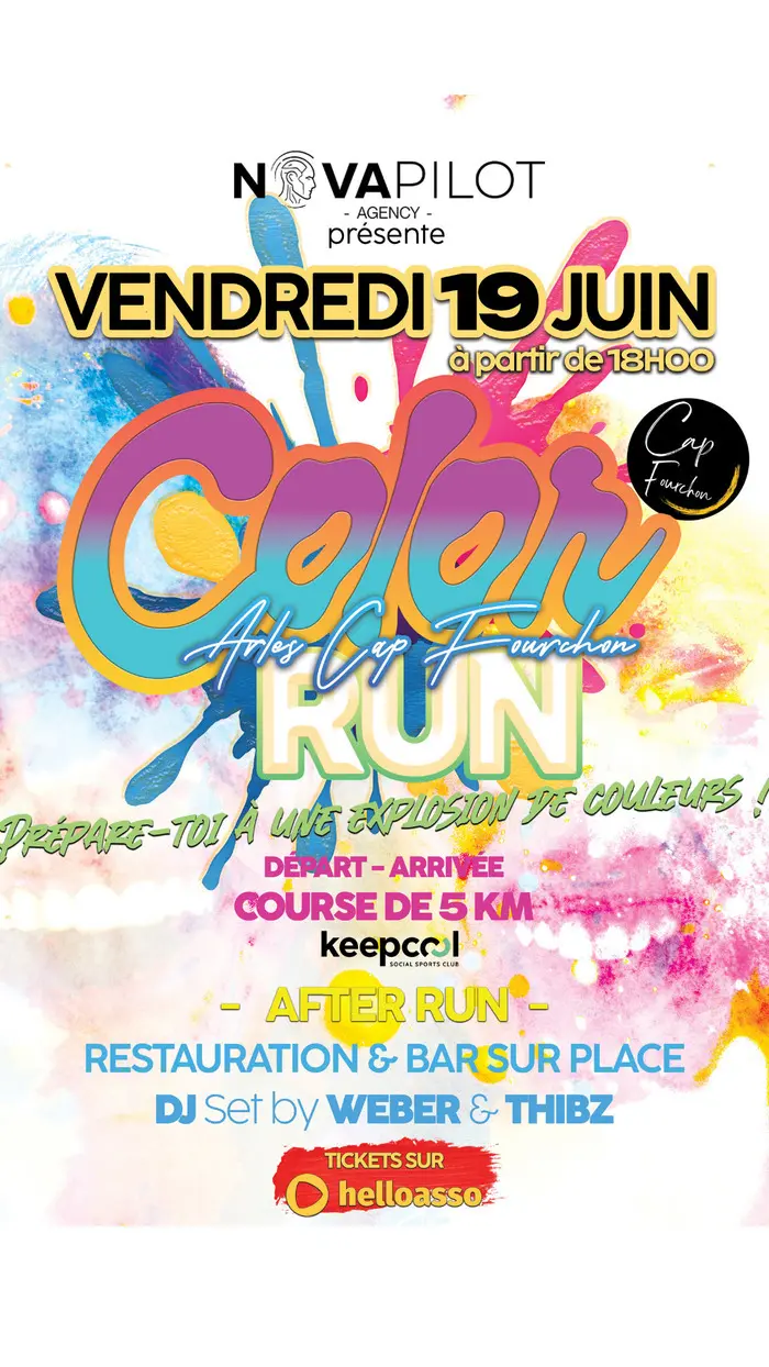 Color Run Cap Fourchon