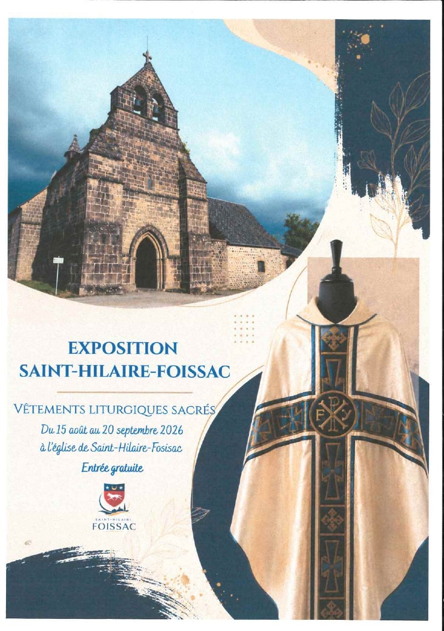 Exposition Vêtements liturgiques sacrés