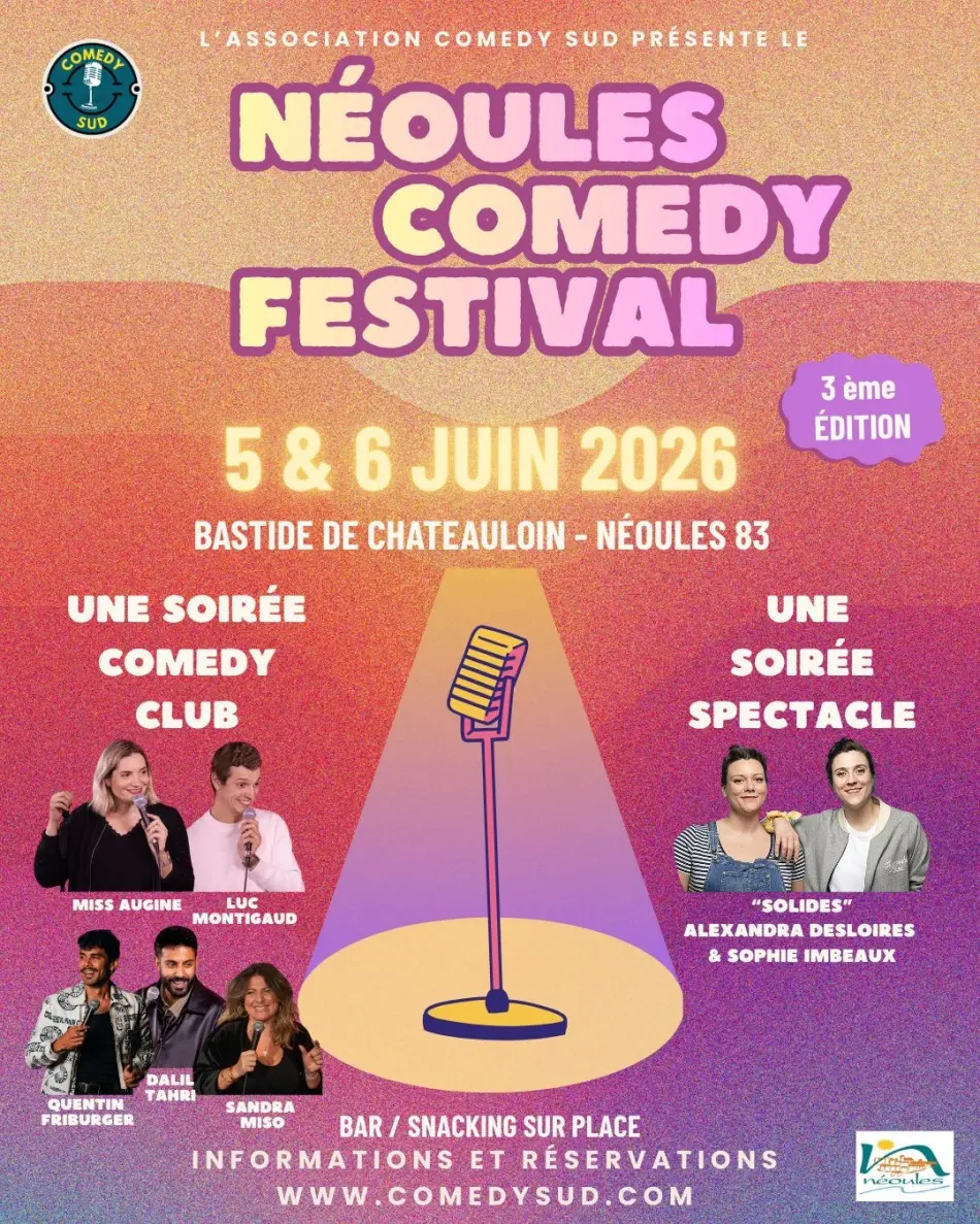 Néoules comedy festival : stand-up