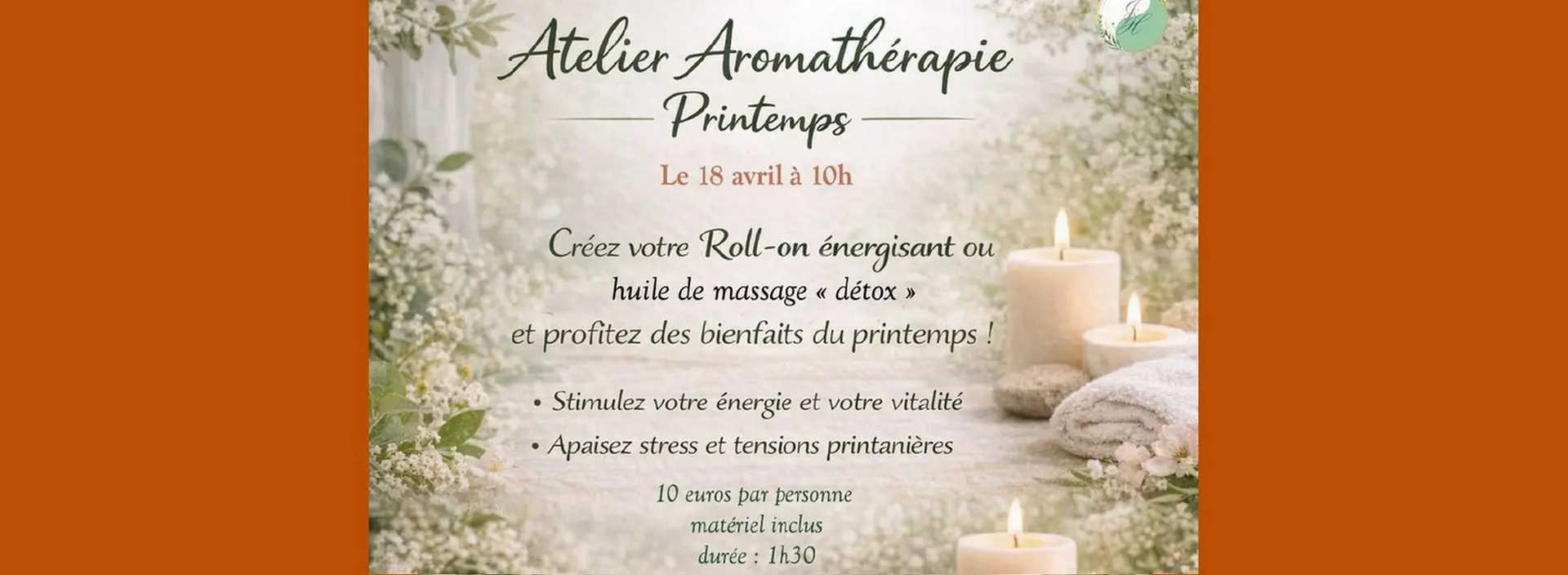 Atelier aromathérapie "Printemps"