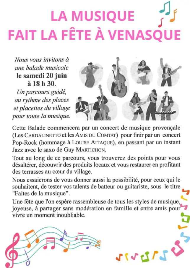 La musique fait la fête à Venasque