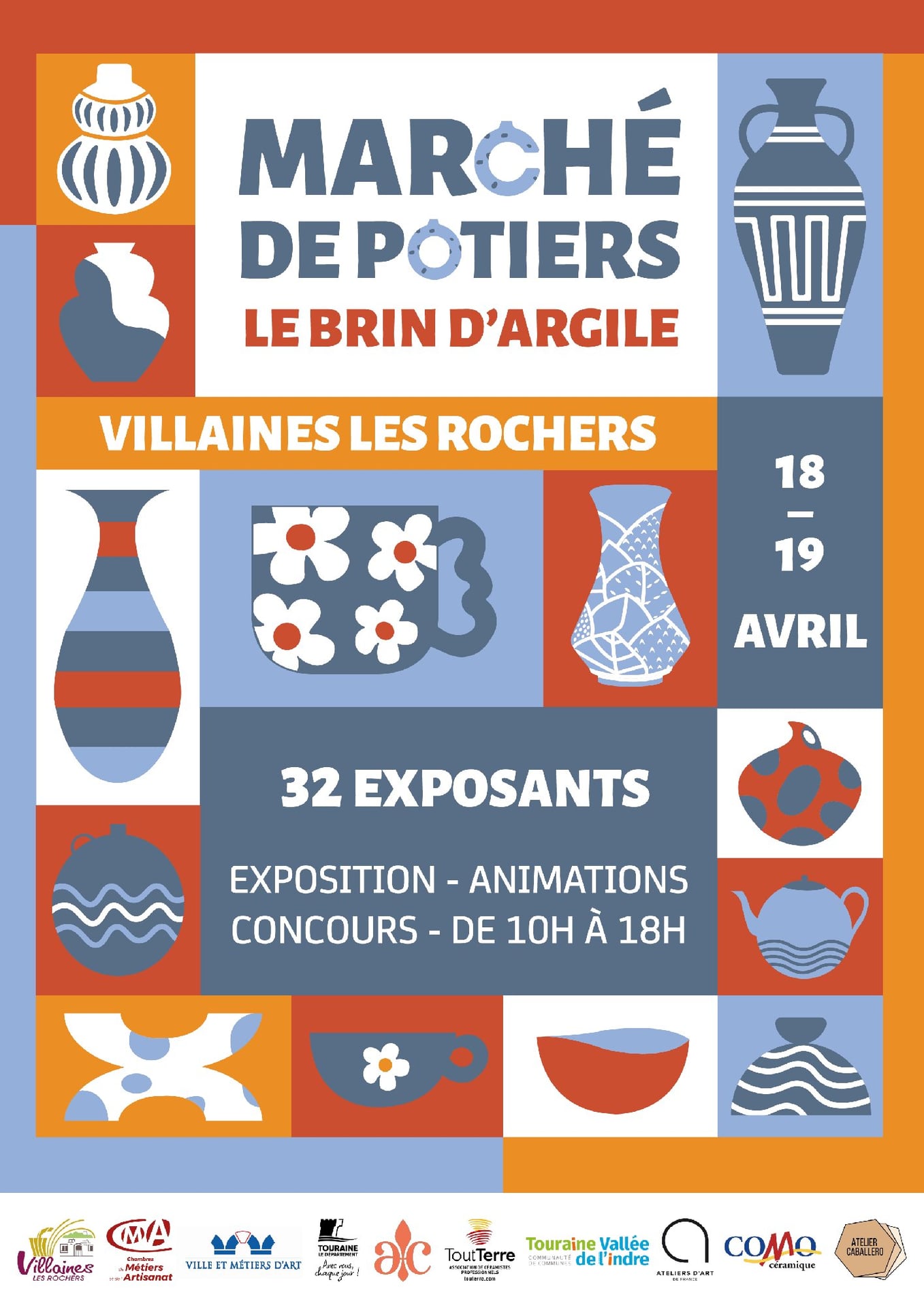 Marché de Potiers "Le brin d'Argile" à Villaines-les-Rochers