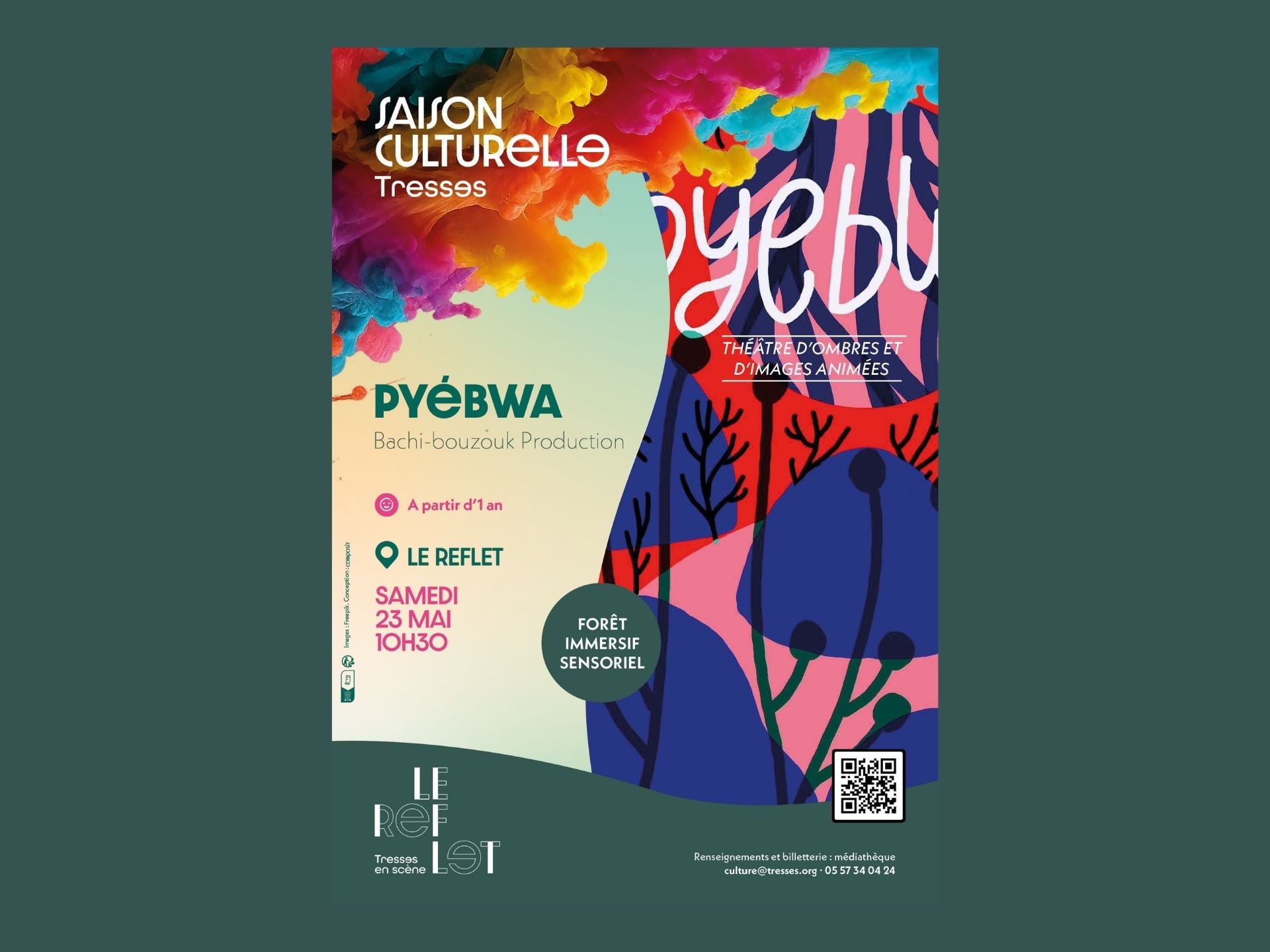 Spectacle PYEBWA : théâtre d'ombres et d'images animées