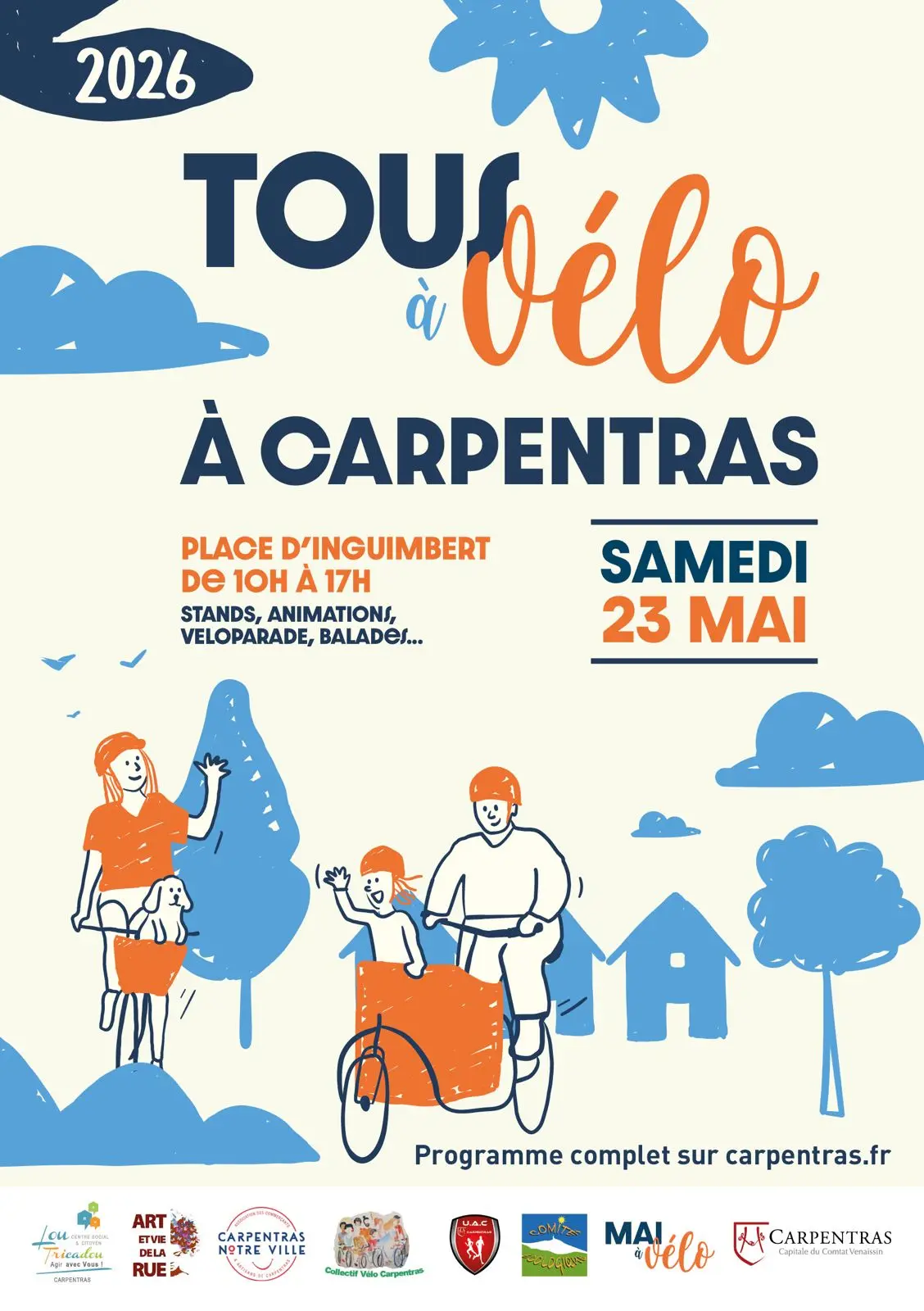 Tous à vélo à Carpentras