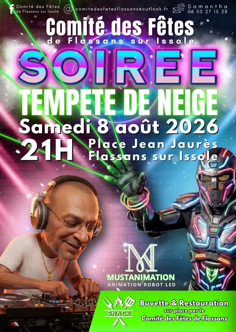 Soirée tempête de neige