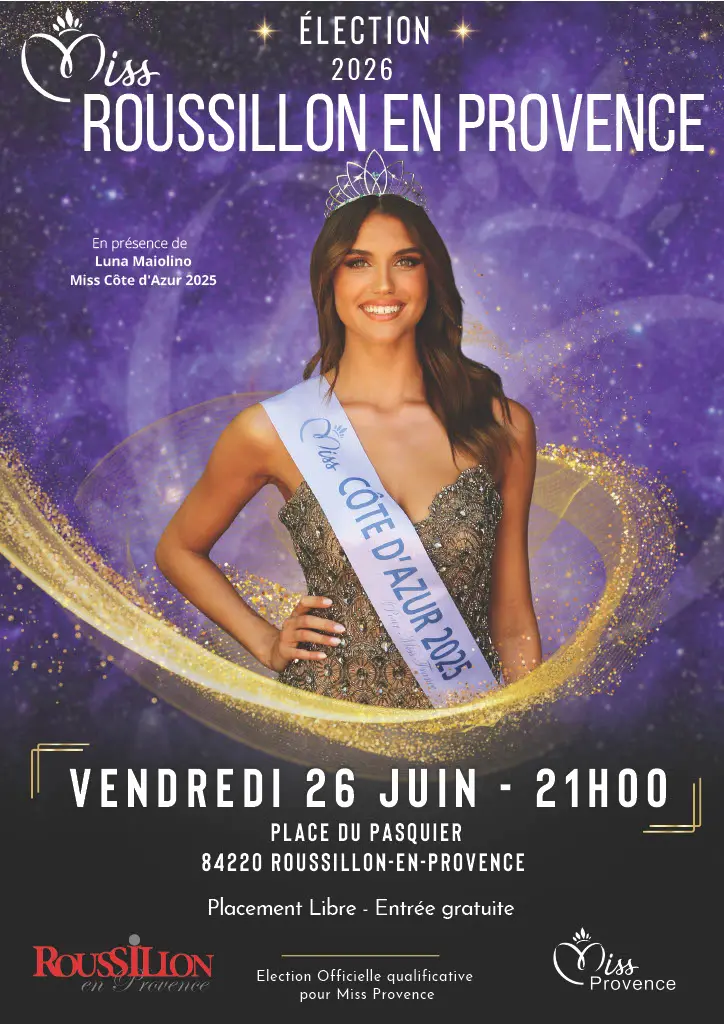 Élection Miss Roussillon en Provence