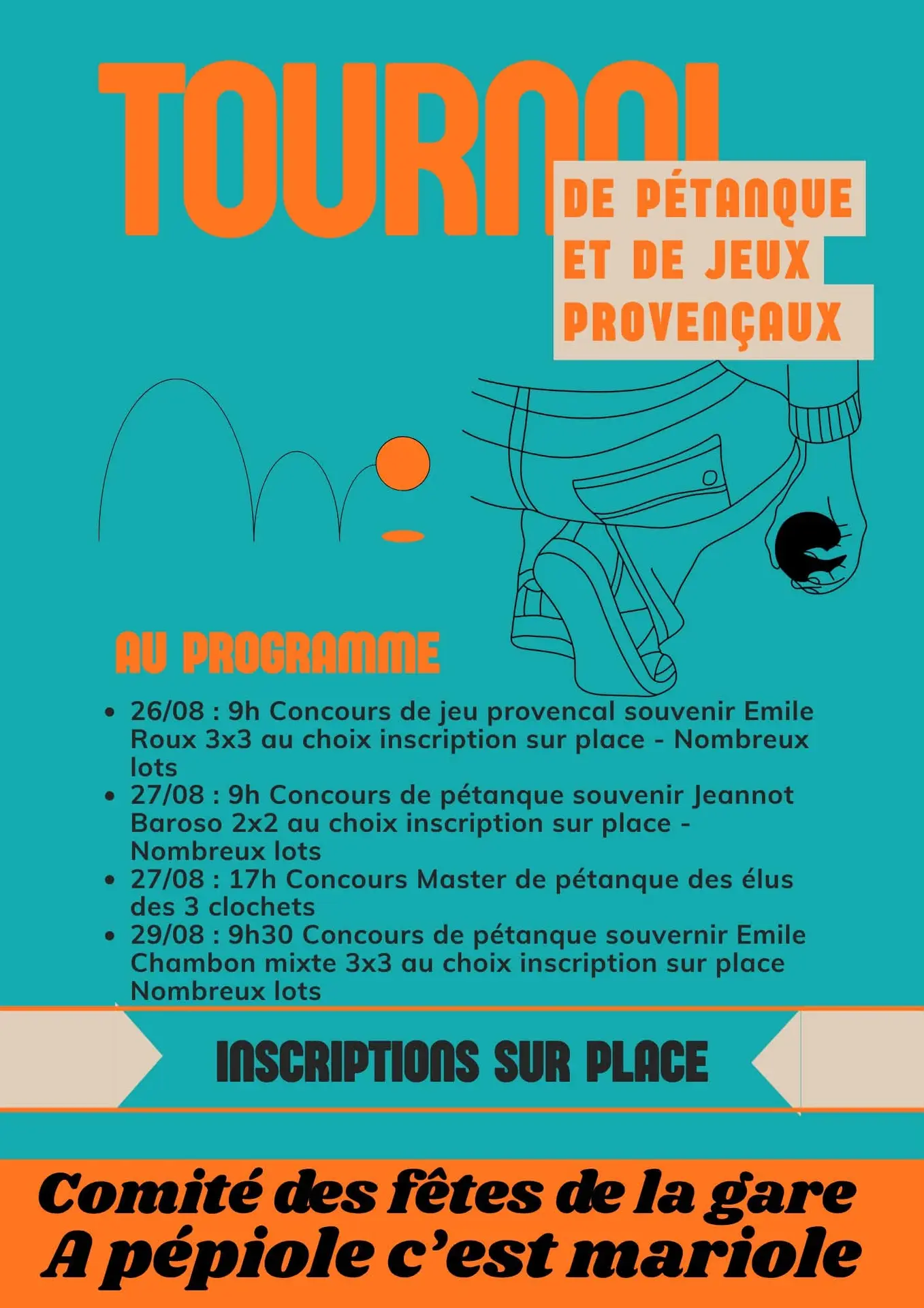 Tournoi de pétanque et de jeux provençaux