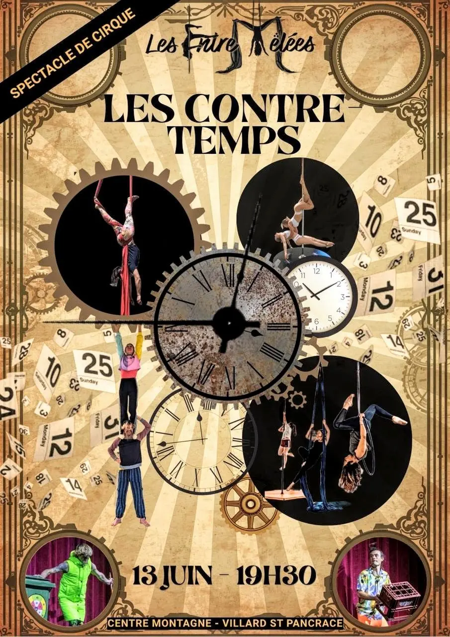 "Les contre-temps", spectacle de cirque au Centre Montagne