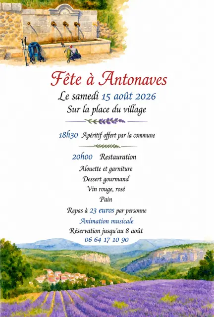 Fête votive d'Antonaves