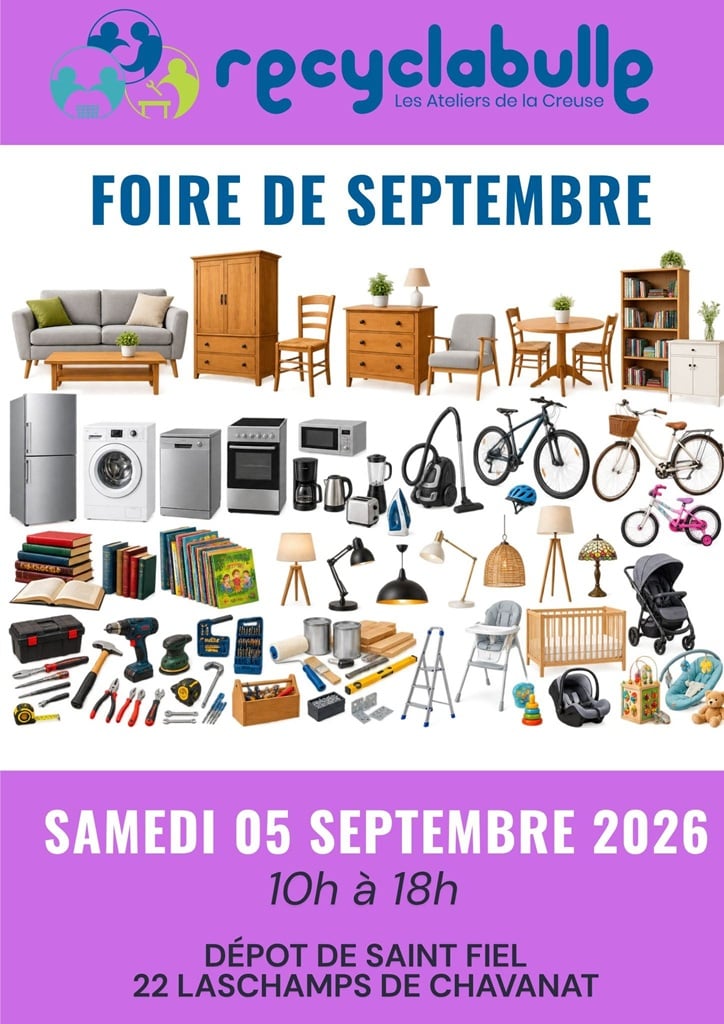 Foire de septembre à Recyclabulle