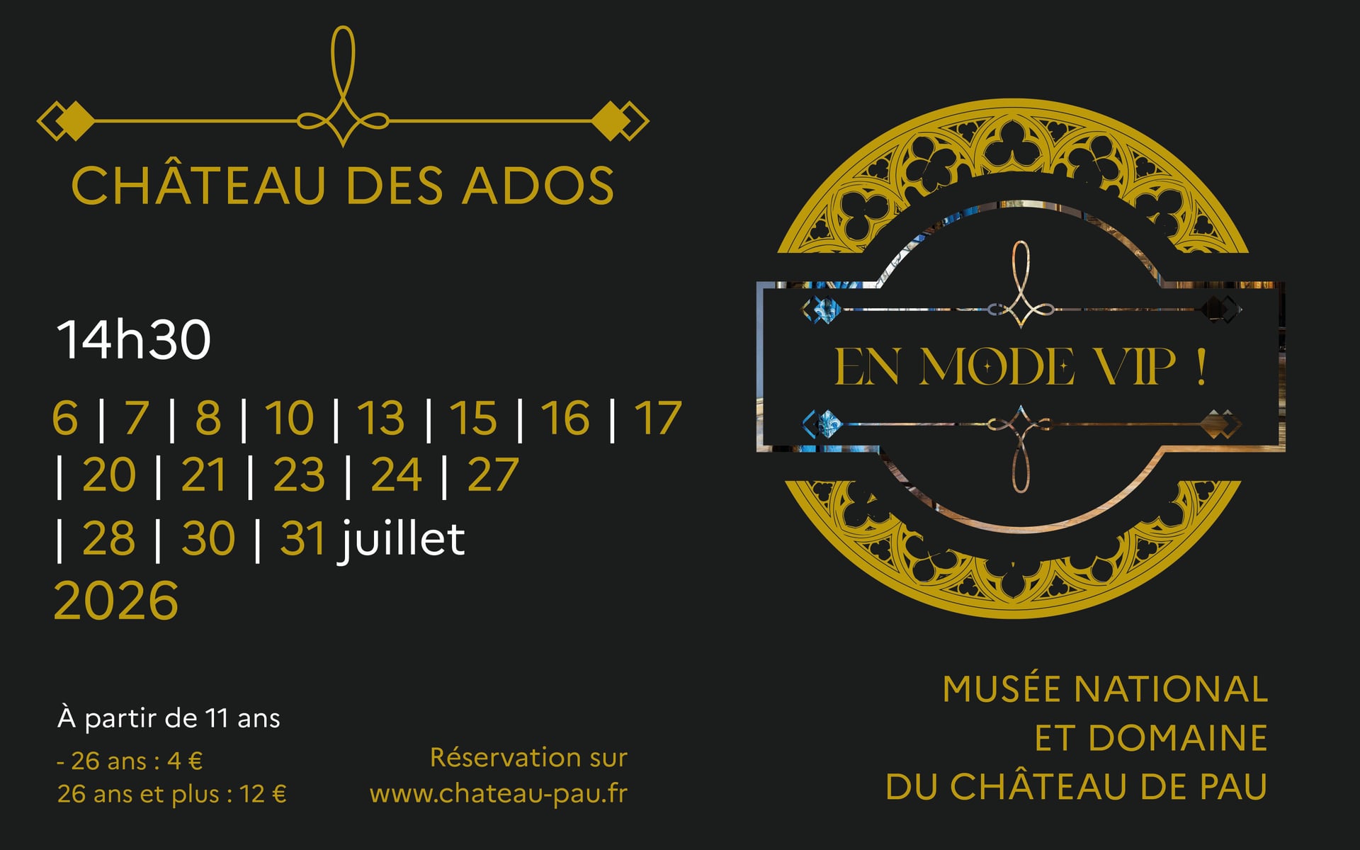 Château des ados - en mode VIP