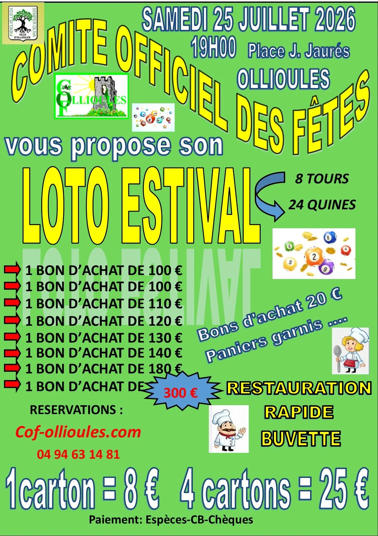 Grand loto en plein air