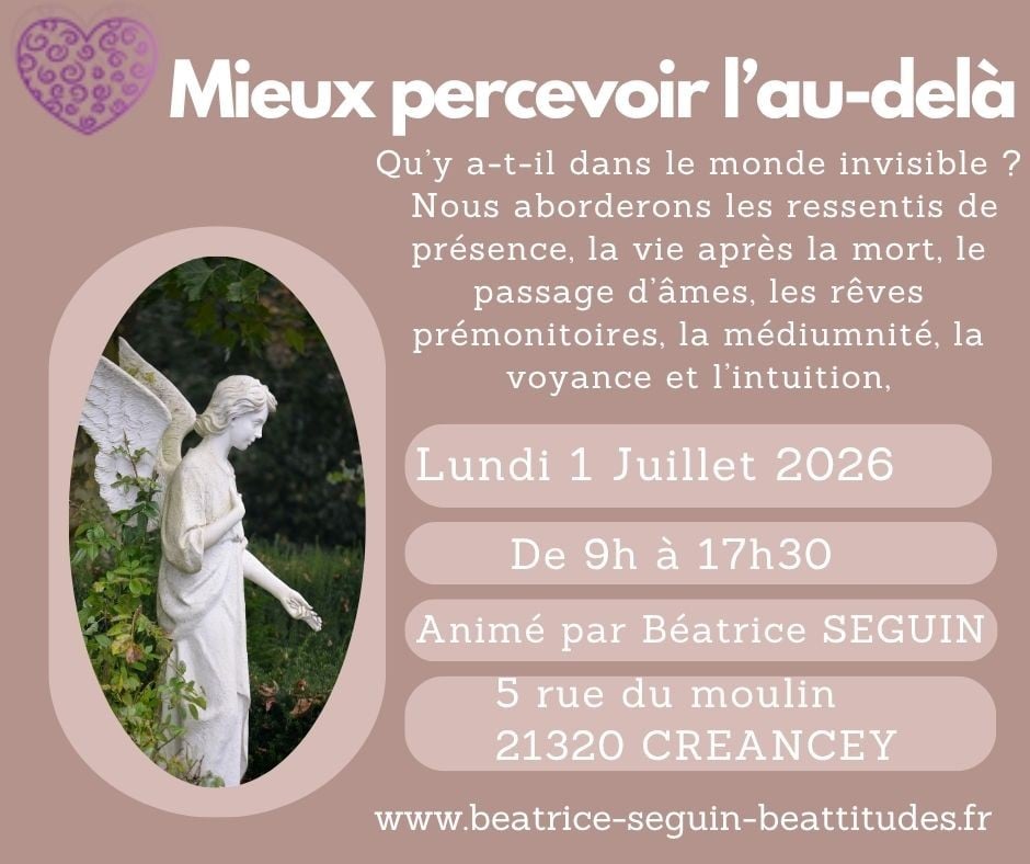 Formation "mieux percevoir l'au-delà"- Créancey