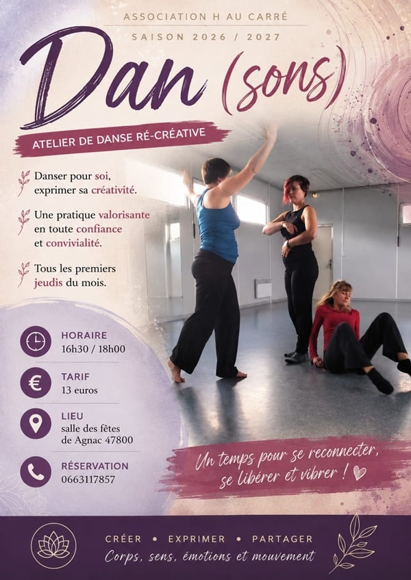 Dan (sons) - Atelier de danse récréative