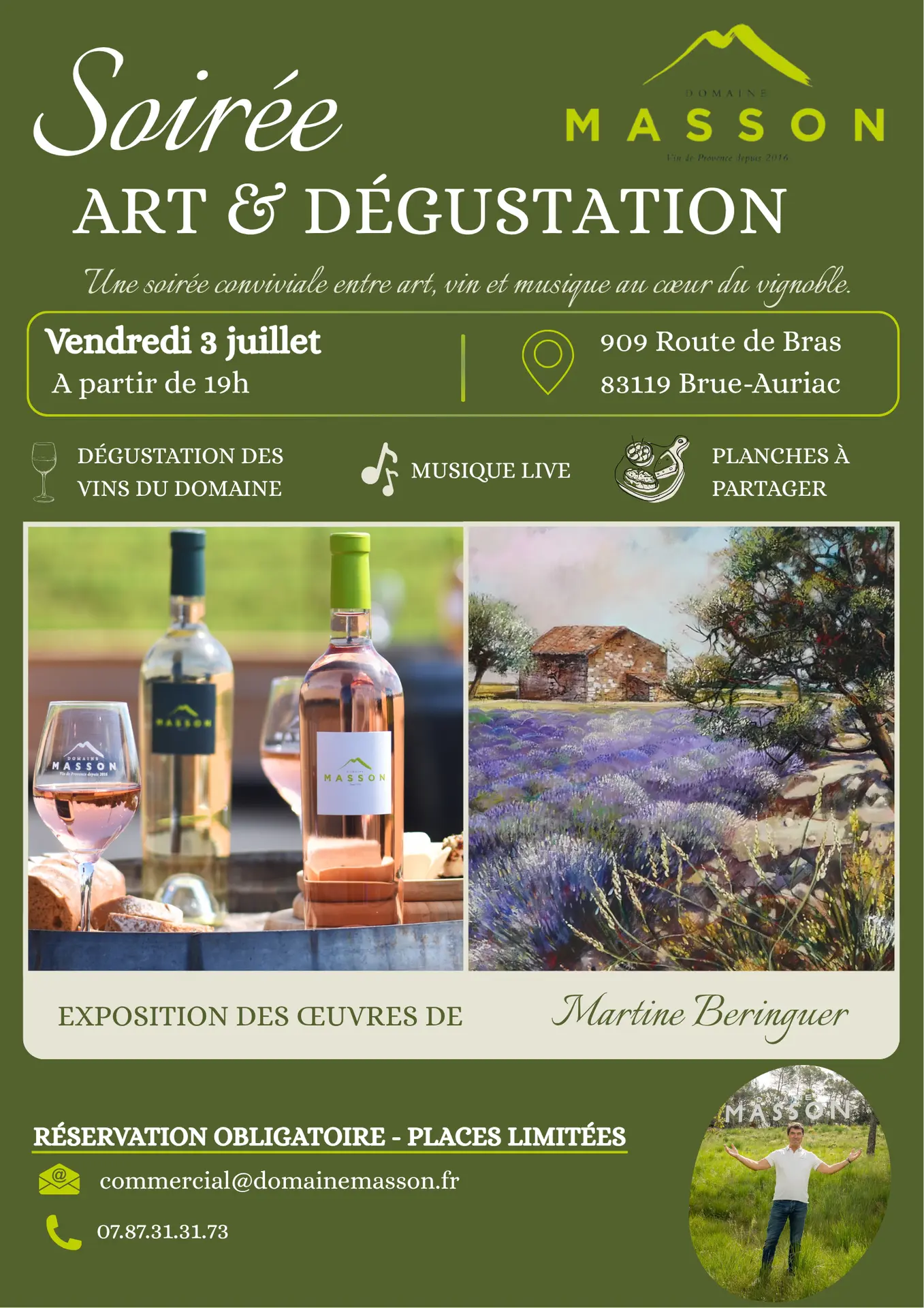 Soirée Arts et dégustation