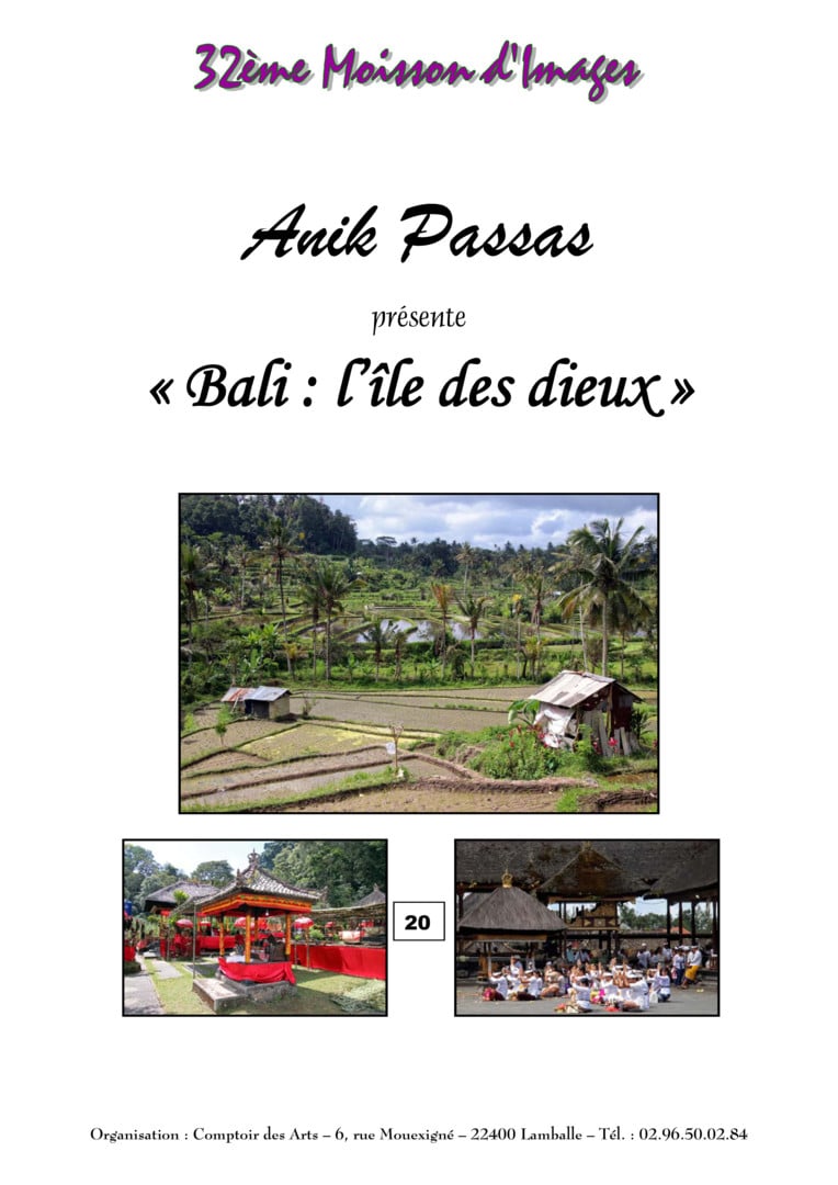 Exposition photos : « Bali : l’île des dieux »